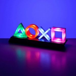 מנורת לוגו PLAYSTATION PALADONE | תאורה צבעונית לעיצוב גיימינג